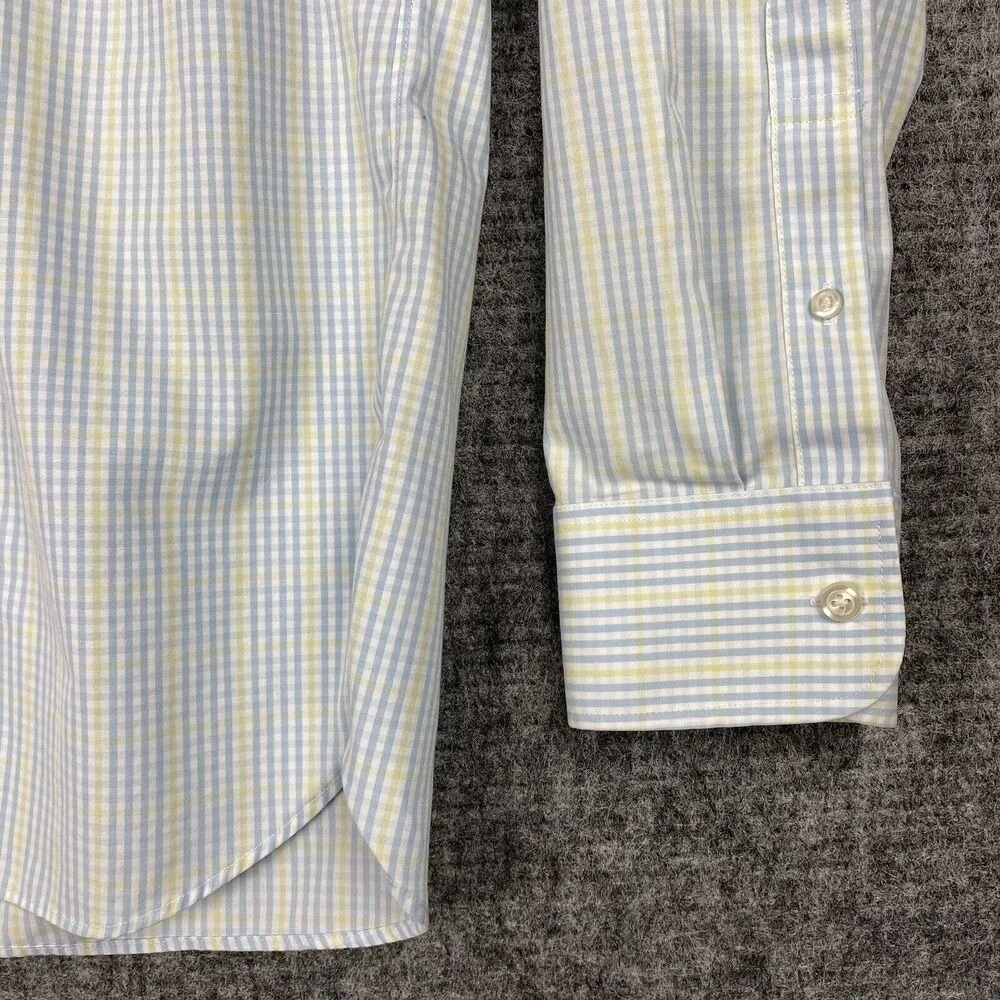 J Crew Academia Shirt Men L‎ Wrinkle Free Classic Fit Smart Thompson Shirtings